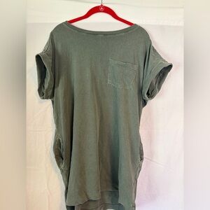 Double Zero Sage Green Mini Dress